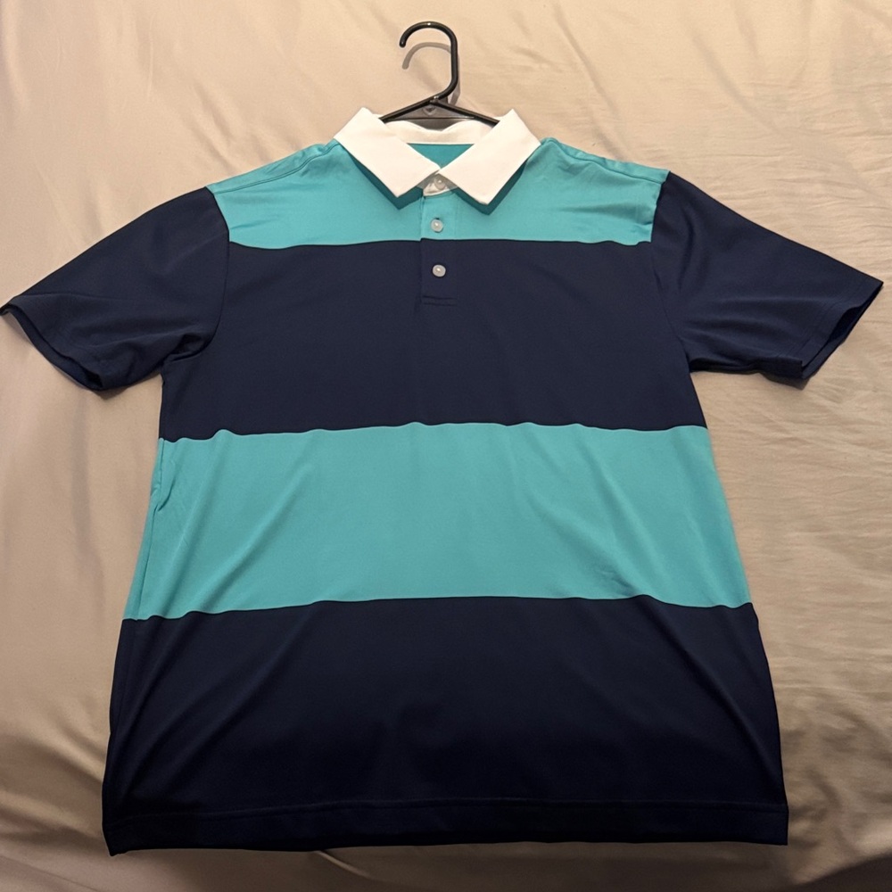 Under Armor Striped Golf Polo